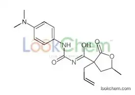 N-[[4-(dimethylamino)phenyl]carbamoyl]-5-methyl-2-oxo-3-prop-2-enyloxolane-3-carboxamide