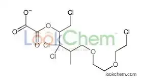 2-oxo-2-[1,3,3-trichloro-5-[2-(2-chloroethoxy)ethoxy]-4-methylpentan-2-yl]oxyacetate