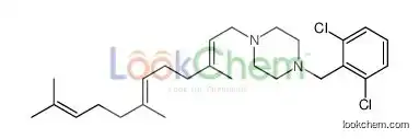 1-[(2,6-dichlorophenyl)methyl]-4-[(2E,6E)-3,7,11-trimethyldodeca-2,6,10-trienyl]piperazine