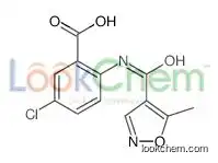 5-chloro-2-[(5-methyl-1,2-oxazole-4-carbonyl)amino]benzoic acid