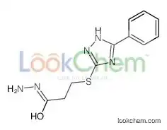 3-[(5-phenyl-1H-1,2,4-triazol-3-yl)sulfanyl]propanehydrazide