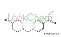 ethyl 4-[(4-hydroxypiperidin-1-yl)methyl]benzenecarboximidate