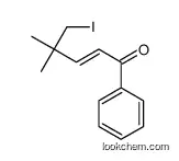 5-iodo-4,4-dimethyl-1-phenylpent-2-en-1-one