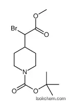 tert-butyl 4-(1-bromo-2-methoxy-2-oxoethyl)piperidine-1-carboxylate