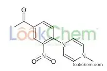 1-[4-(4-methylpyrazin-1-yl)-3-nitrophenyl]ethanone
