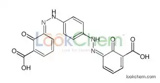 5-[[4-[2-(5-carboxy-6-oxocyclohexa-2,4-dien-1-ylidene)hydrazinyl]phenyl]hydrazinylidene]-6-oxocyclohexa-1,3-diene-1-carboxylic a
