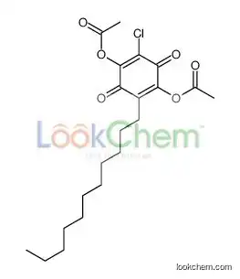 (4-acetyloxy-5-chloro-3,6-dioxo-2-undecylcyclohexa-1,4-dien-1-yl) acetate