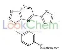 3-[(4-fluorophenyl)methyl]-5-thiophen-2-ylimidazo[4,5-b]pyrazine