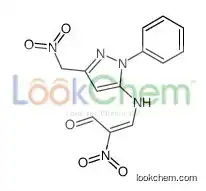 2-nitro-3-[[5-(nitromethyl)-2-phenylpyrazol-3-yl]amino]prop-2-enal