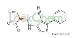 4-[(2-nitro-3-oxoprop-1-enyl)amino]-2-phenylthiophene-3-carbonitrile