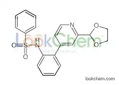 N-[2-[2-(1,3-dioxolan-2-yl)pyridin-4-yl]phenyl]benzenesulfonamide