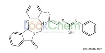 [1-[(1,3-dioxoisoindol-2-yl)methyl]benzimidazol-2-yl]methyl N-phenylcarbamodithioate