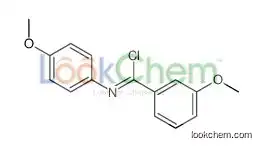 3-methoxy-N-(4-methoxyphenyl)benzenecarboximidoyl chloride