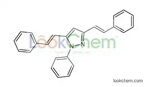 1-phenyl-3,5-bis(2-phenylethenyl)pyrazole