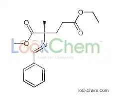 5-O-ethyl 1-O-methyl (2S)-2-(benzylideneamino)-2-methylpentanedioate