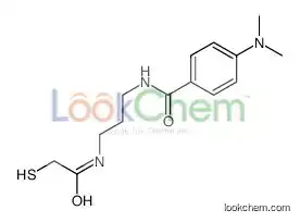 4-(dimethylamino)-N-[3-[(2-sulfanylacetyl)amino]propyl]benzamide