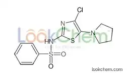 N-(4-chloro-5-pyrrolidin-1-yl-1,3-thiazol-2-yl)benzenesulfonamide
