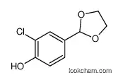 2-chloro-4-(1,3-dioxolan-2-yl)phenol
