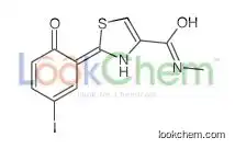2-(3-iodo-6-oxocyclohexa-2,4-dien-1-ylidene)-N-methyl-3H-1,3-thiazole-4-carboxamide