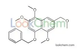 1,2,5-trimethoxy-7-(methoxymethyl)-4-phenylmethoxynaphthalene