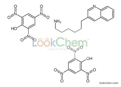 6-quinolin-3-ylhexan-1-amine,2,4,6-trinitrophenol