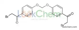 2-bromo-1-[4-[[4-(2-bromoacetyl)phenoxy]methoxy]phenyl]ethanone