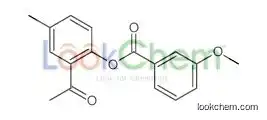 (2-acetyl-4-methylphenyl) 3-methoxybenzoate