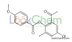 (2-acetyl-4-chloro-6-methylphenyl) 4-methoxybenzoate