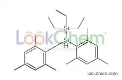 bis(2,4,6-trimethylphenyl)silyl-triethylsilane