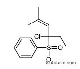 (3-chloro-5-methylhex-4-en-3-yl)sulfonylbenzene