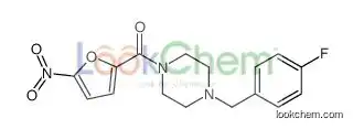 [4-[(4-fluorophenyl)methyl]piperazin-1-yl]-(5-nitrofuran-2-yl)methanone