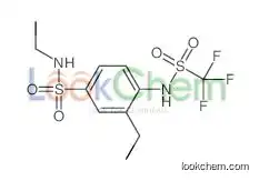 N,3-diethyl-4-(trifluoromethylsulfonylamino)benzenesulfonamide