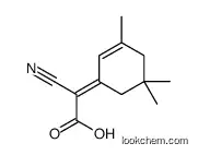 2-cyano-2-(3,5,5-trimethylcyclohex-2-en-1-ylidene)acetic acid