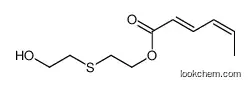 2-(2-hydroxyethylsulfanyl)ethyl hexa-2,4-dienoate