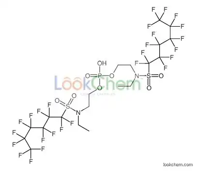 bis[2-[ethyl(1,1,2,2,3,3,4,4,5,5,6,6,6-tridecafluorohexylsulfonyl)amino]ethyl] hydrogen phosphate