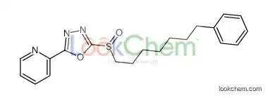 2-(7-phenylheptylsulfinyl)-5-pyridin-2-yl-1,3,4-oxadiazole