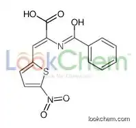 2-benzamido-3-(5-nitrothiophen-2-yl)prop-2-enoic acid
