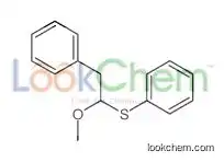 (1-methoxy-2-phenylethyl)sulfanylbenzene