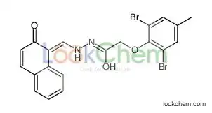 2-(2,6-dibromo-4-methylphenoxy)-N'-[(2-oxonaphthalen-1-ylidene)methyl]acetohydrazide