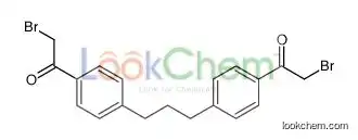 2-bromo-1-[4-[3-[4-(2-bromoacetyl)phenyl]propyl]phenyl]ethanone