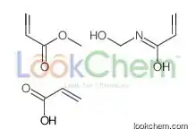 N-(hydroxymethyl)prop-2-enamide,methyl prop-2-enoate,prop-2-enoic acid