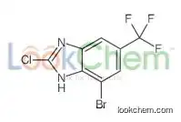 4-bromo-2-chloro-6-(trifluoromethyl)-1H-benzimidazole