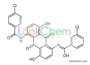 3-chloro-N-[5-[(4-chlorobenzoyl)amino]-4,8-dihydroxy-9,10-dioxoanthracen-1-yl]benzamide