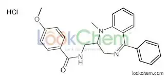 4-methoxy-N-[(1-methyl-5-phenyl-2,3-dihydro-1,4-benzodiazepin-2-yl)methyl]benzamide,hydrochloride