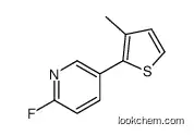 2-fluoro-5-(3-methylthiophen-2-yl)pyridine