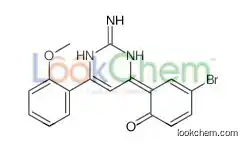 6-[2-amino-6-(2-methoxyphenyl)-1H-pyrimidin-4-ylidene]-4-bromocyclohexa-2,4-dien-1-one