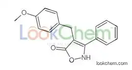4-[(4-methoxyphenyl)methyl]-3-phenyl-2H-1,2-oxazol-5-one