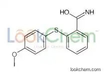 2-(4-methoxyphenyl)sulfanylbenzamide