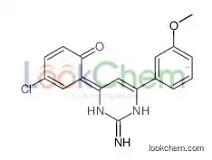 6-[2-amino-4-(3-methoxyphenyl)-1H-pyrimidin-6-ylidene]-4-chlorocyclohexa-2,4-dien-1-one