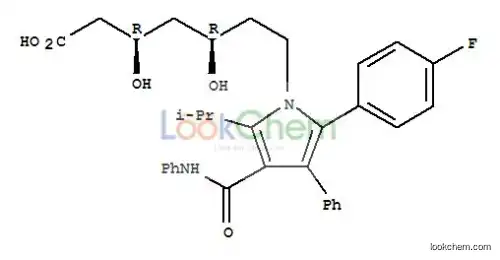 low price ISO factory high purity (3R,5R)-7-[2-(4-Fluorophenyl)-5-Isopropyl-3-Phenyl-4-(Pheynylcarbamoyl)Pyrrol-1-yl]-3,5-Dihydro heptanoic Acid,Sodium salt CAS NO.134523-00-5